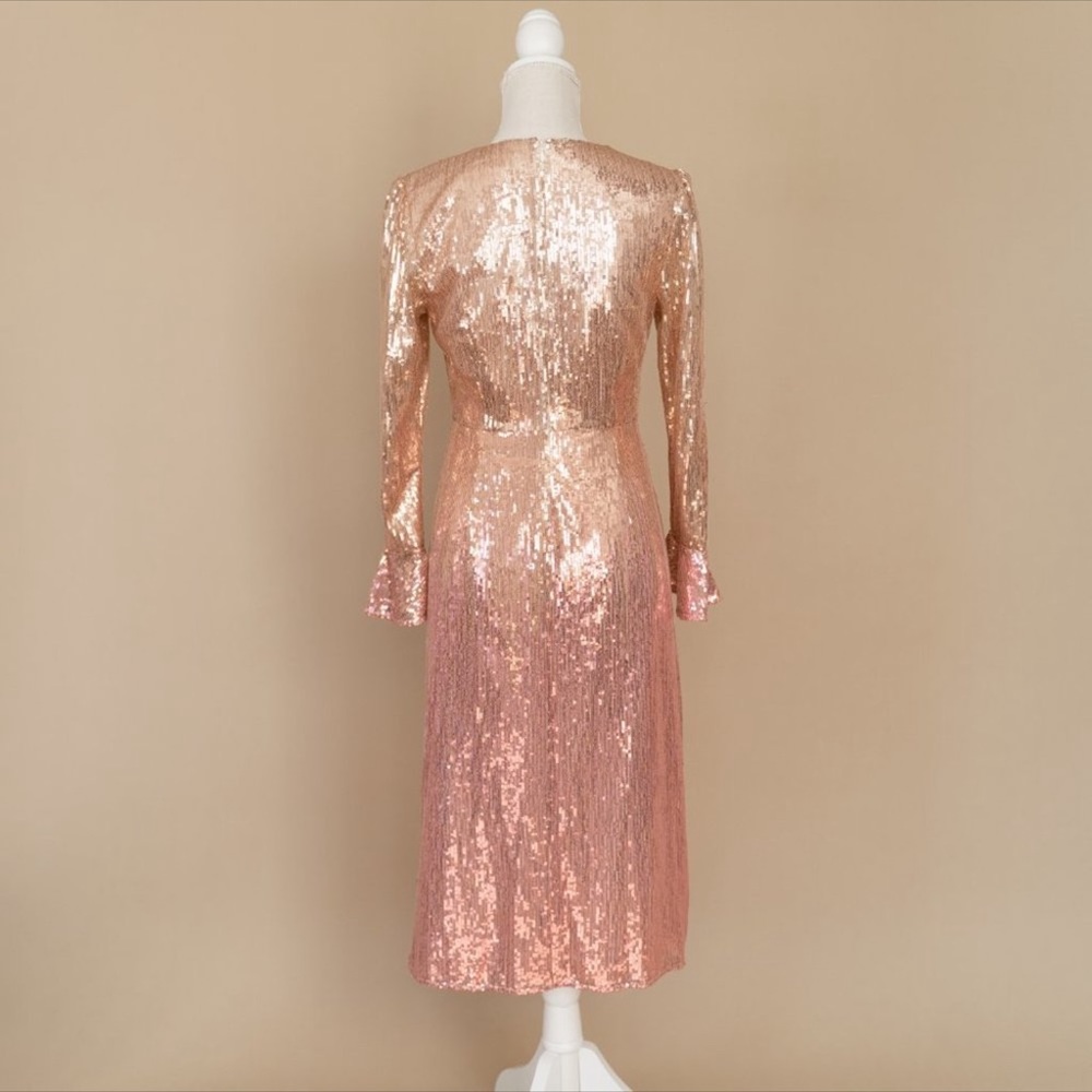 RACHEL PARCELL Sequin Long Sleeve Dress - Picture 5 of 14
